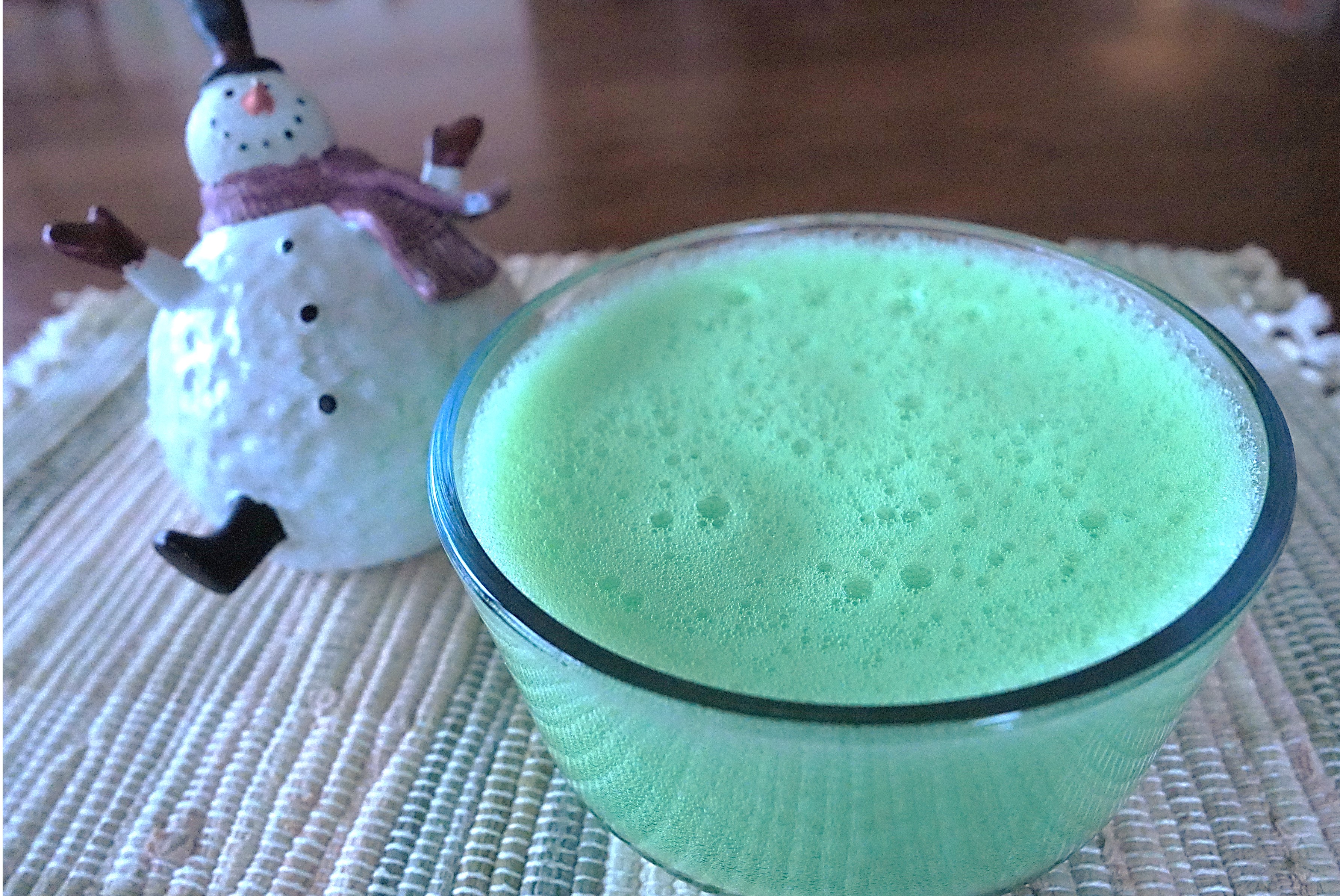 Whipped Gelatin in bowl
