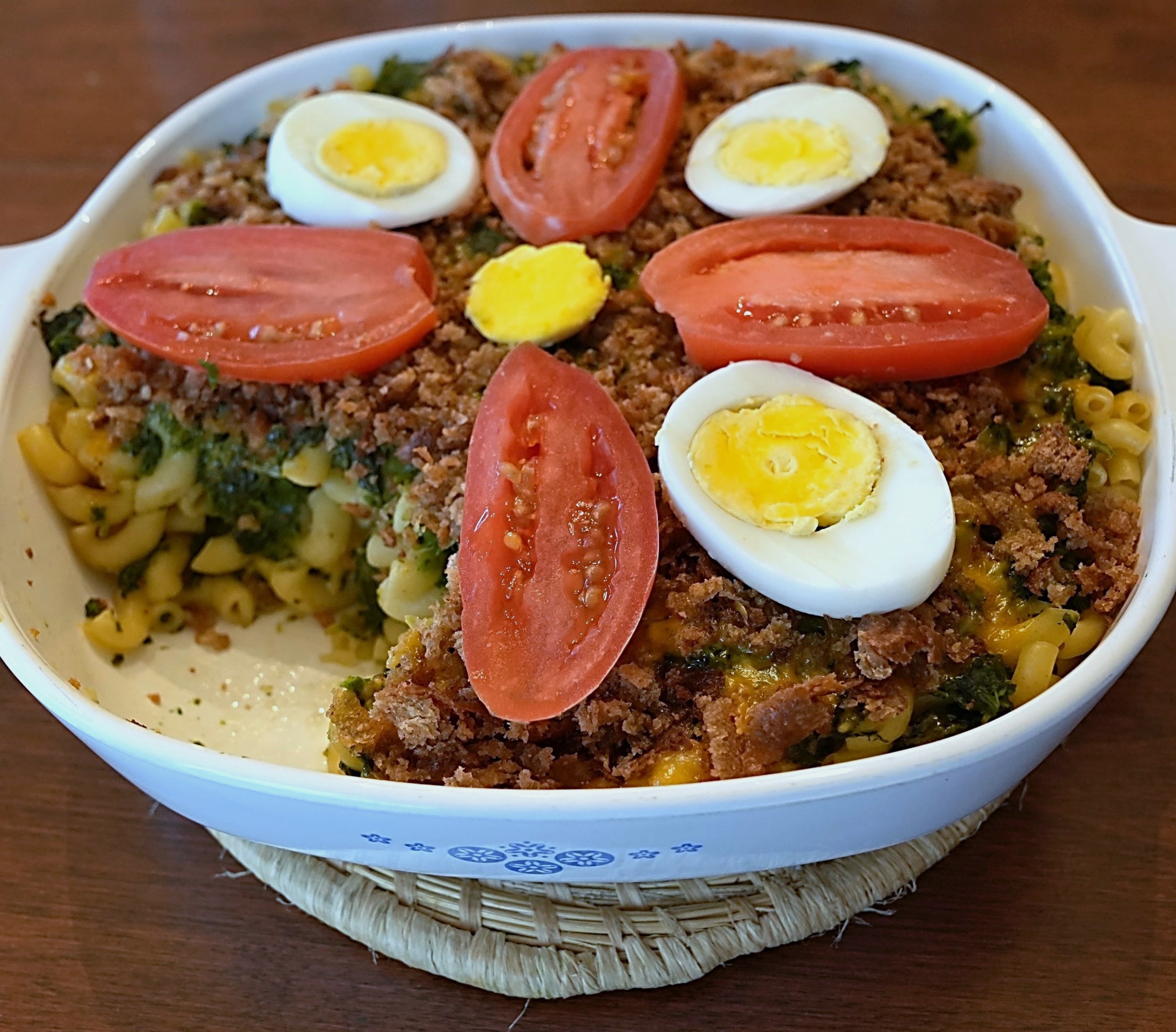 Marcaroni with Spinach