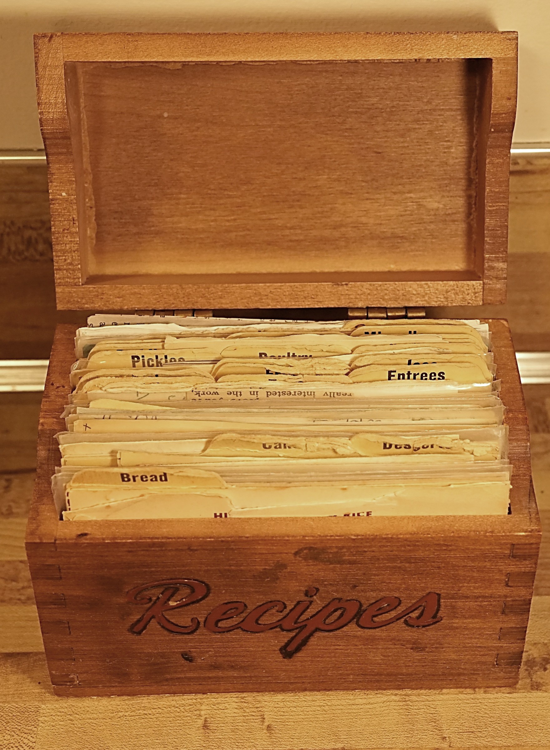 recipe box