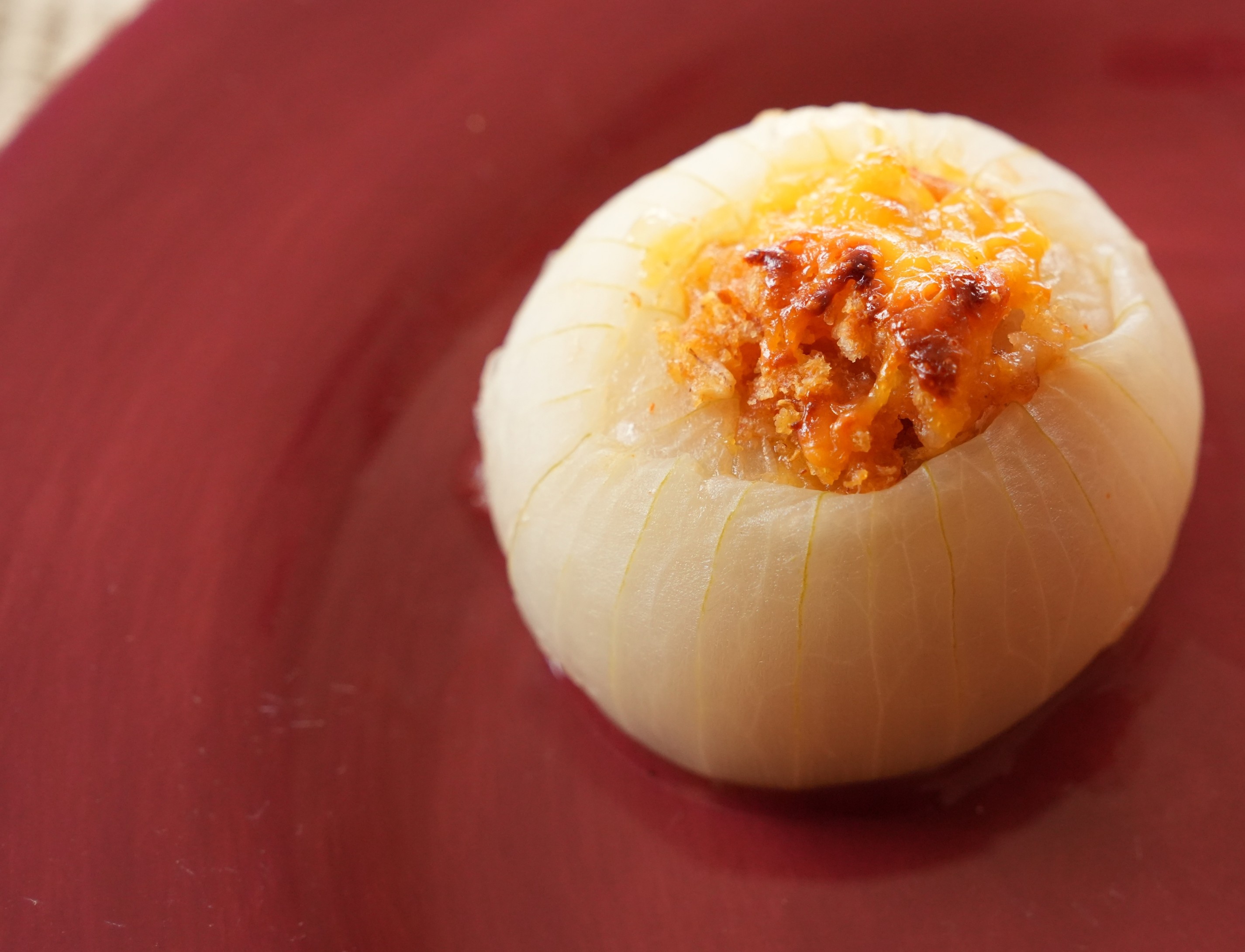 Stuffed Baked Onion