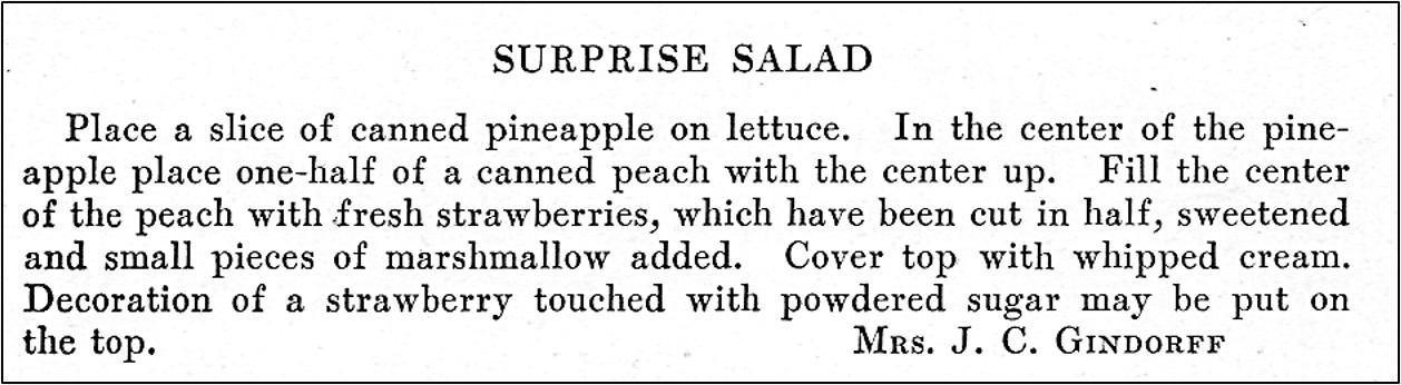 Recipe for Surprise Salad