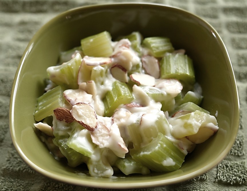 Creamed Celery with Almonds