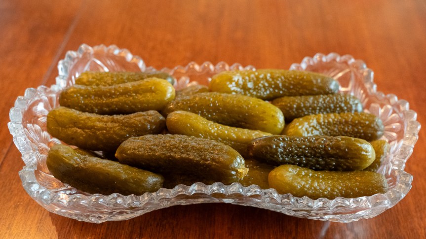 Hundred-Year-Old Tips for Serving and Eating Small Cucumber Pickles&nbsp;(Gherkins)