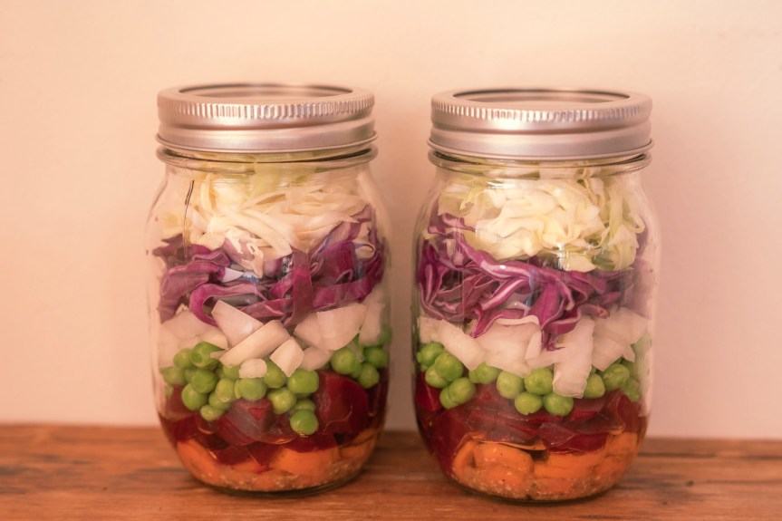 Harlequin Mason Jar Salad – Reimagining a Classic&nbsp;Salad