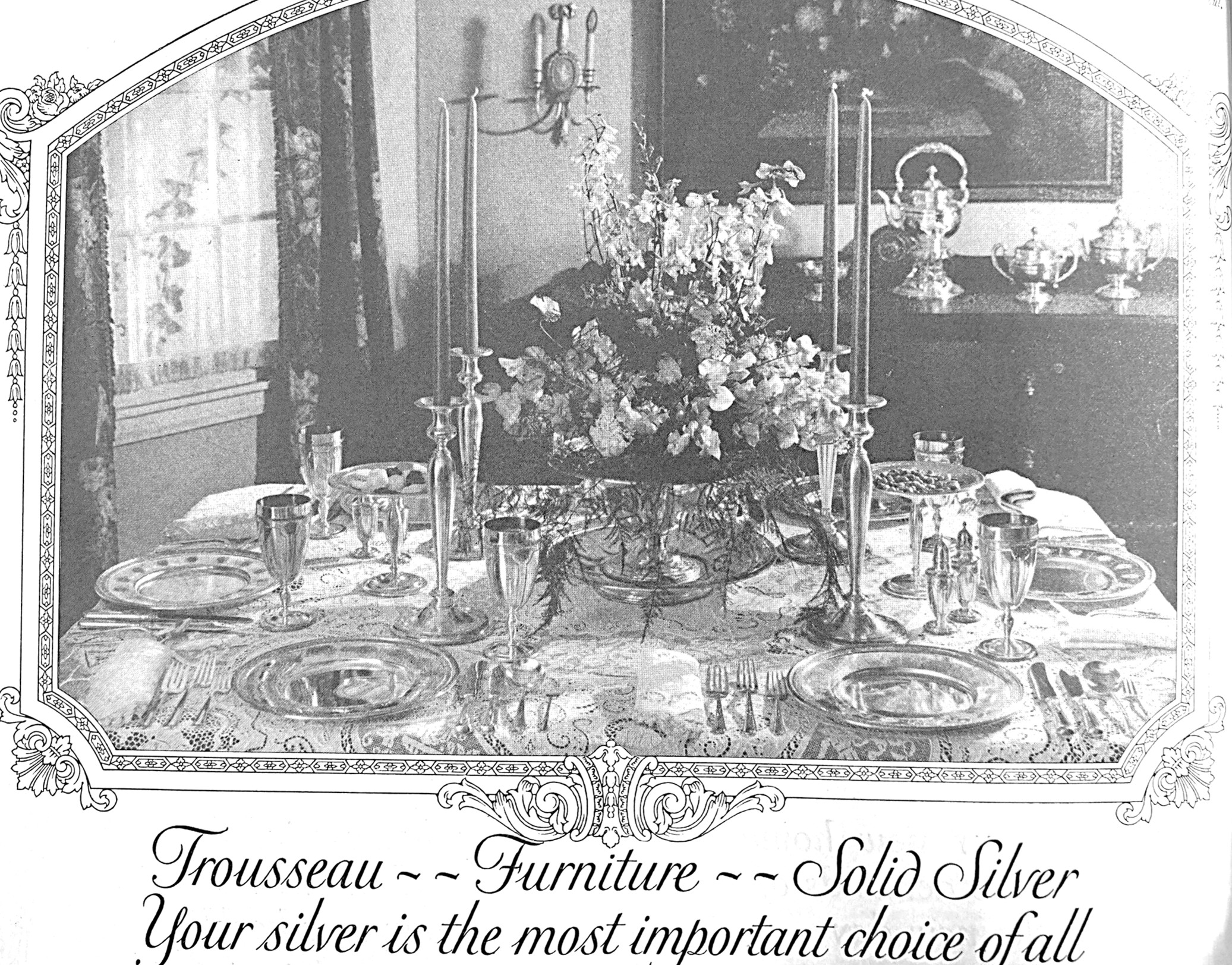 Picture from Towle Silverware Advertisement