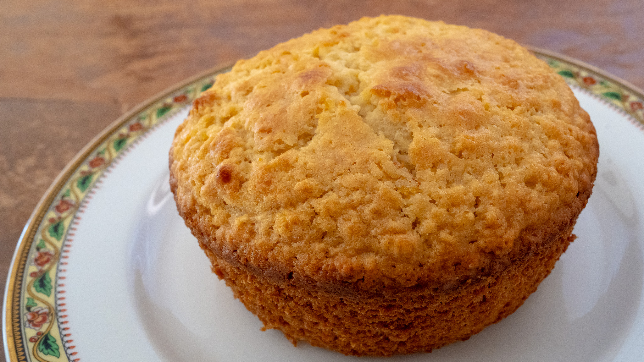 Orange Bread on plate