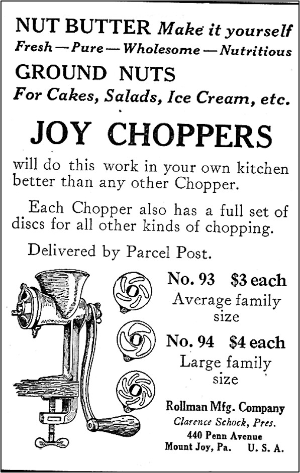 Joy Food Chopper Advertisement