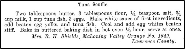 Recipe for Tuna Souffle