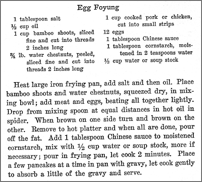 Recipe for Egg Fuyung