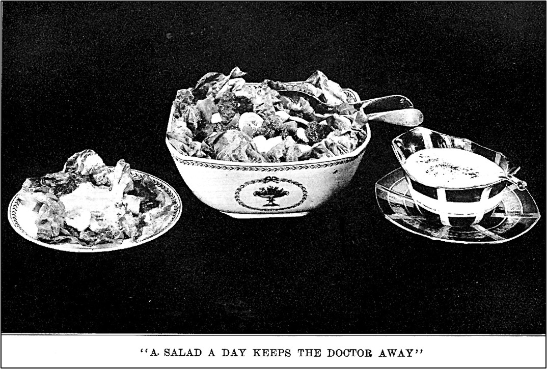 salad in bowls