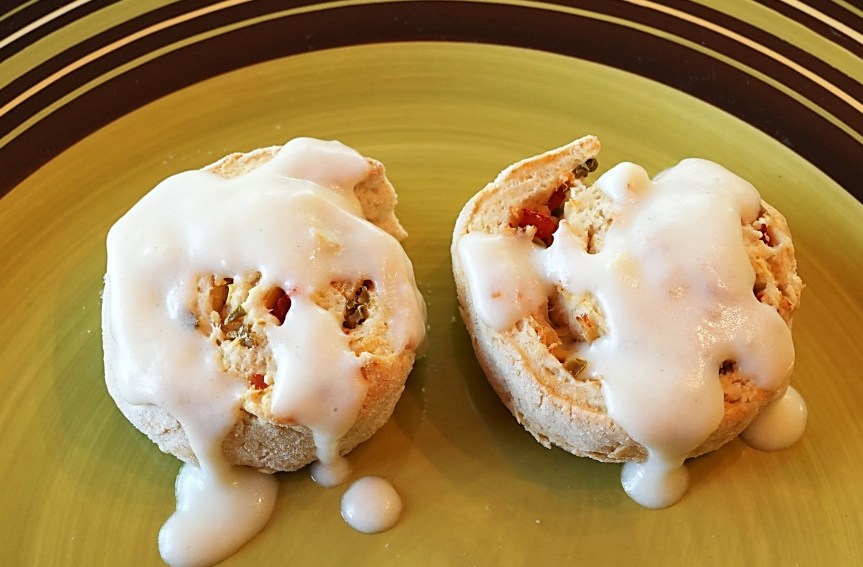 Chicken Rolls on plate