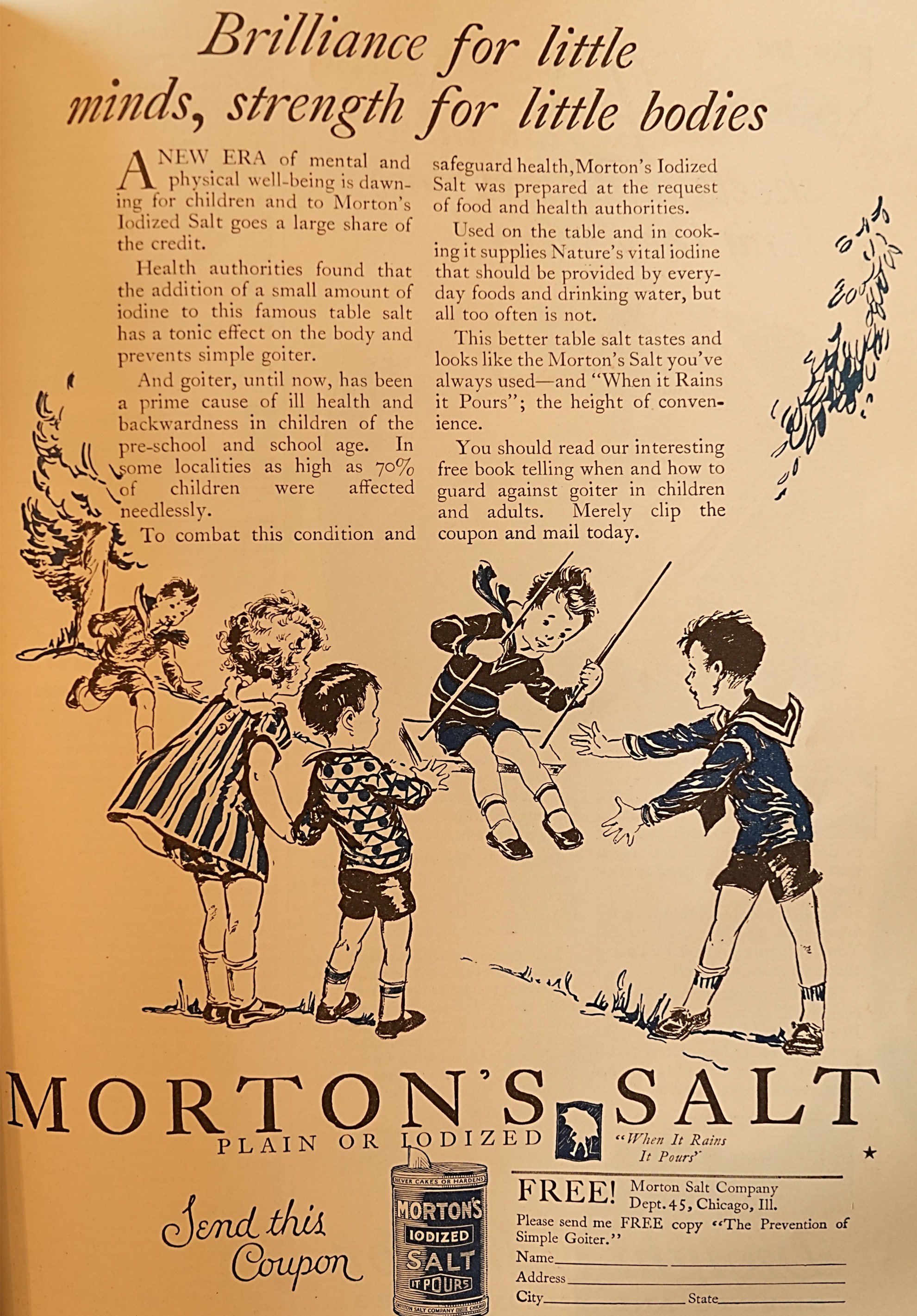 Morton Salt Advertisement